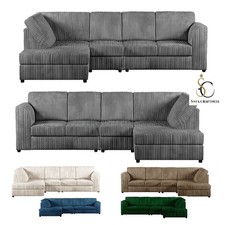 XL JUMBO CORD L- SHAPE CORNER FULL BACH CUSHIONS  LEFT / RIGHT HAND 4/5 SEATER