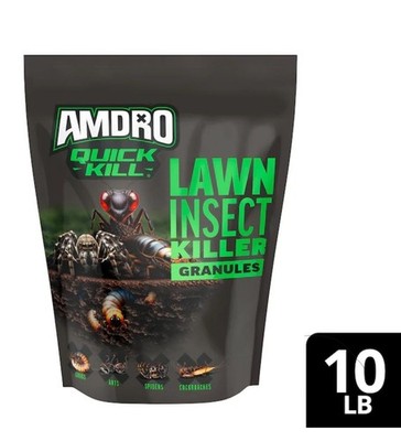 AMDRO Quick Kill Insect Killer 10LB Bag Kills Over 500 Insects Lawn & Landscape
