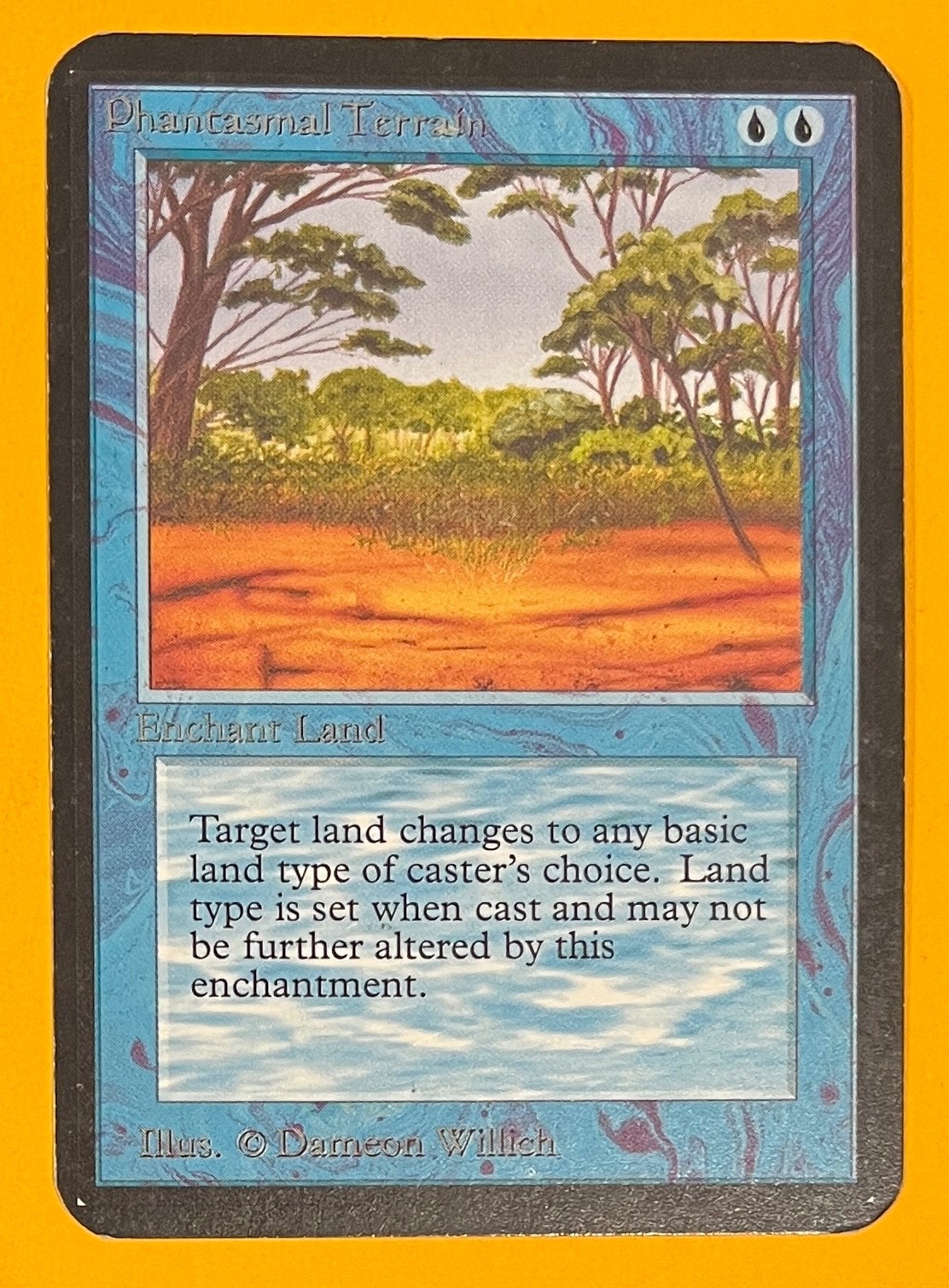 MTG PHANTASMAL TERRAIN Alpha (OldManMTG 012-996)