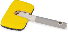 Joseph Joseph Cleantech 2-In-1 Surface Bathroom Scrubber with Microfibre and Abr