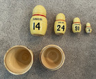 DETROIT RED WINGS NESTING/RUSSIAN DOLLS 5 PIECE SET BOT 2001 IN CZECH REPUBLIC — photo 3