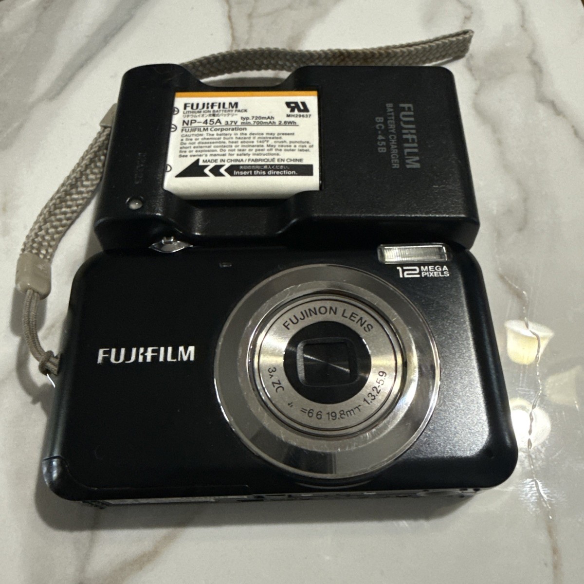 Fujifilm FinePix JV100 12.2MP Digital Point Shoot Camera W Battery