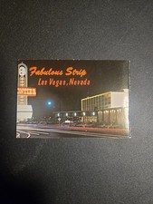 VINTAGE FABULOUS STRIPS LAS VEGAS NEVADA - 10 PLASTICHROME VIEWS BOOKLET