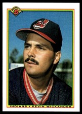 Kevin Wickander 1990 Bowman #327 Indians MLB READ FREE SHIPPING AutographDen