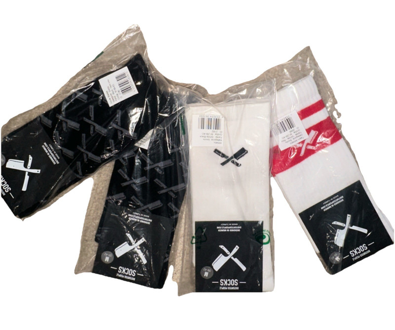 distorted people Hockey Socks Assorted Colors Medium Pack of 4