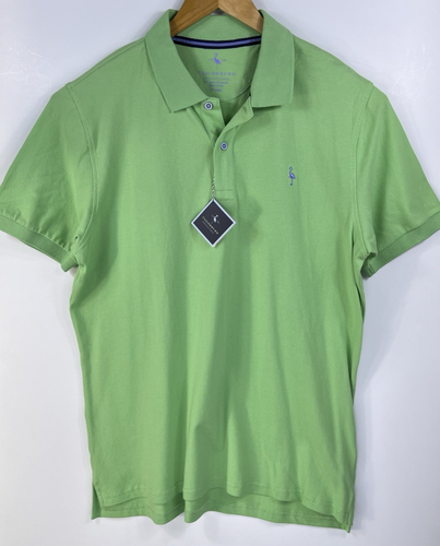 New Tailorbyrd Polo Shirt Mens XL Summer Green Golf Casual Office Short Sleeve