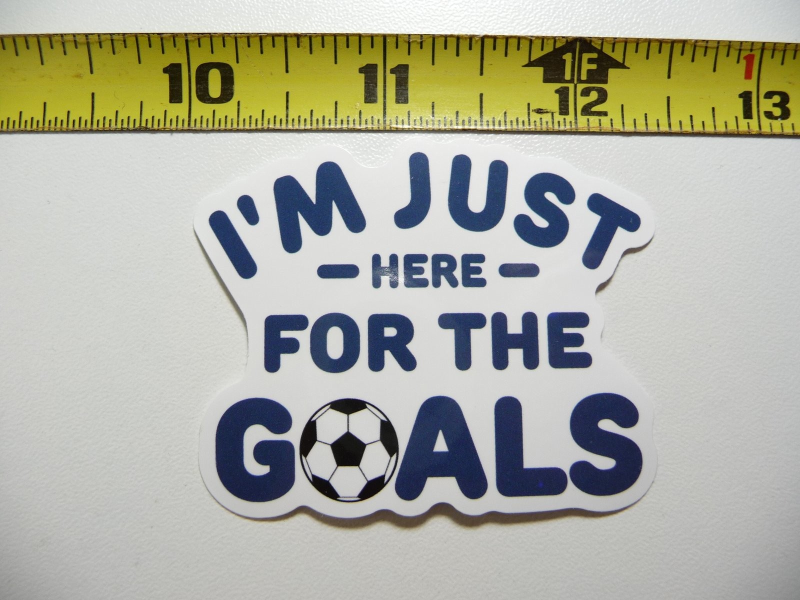 Soccer Goals Decal Sticker for School Team Game Match Sports Fans
