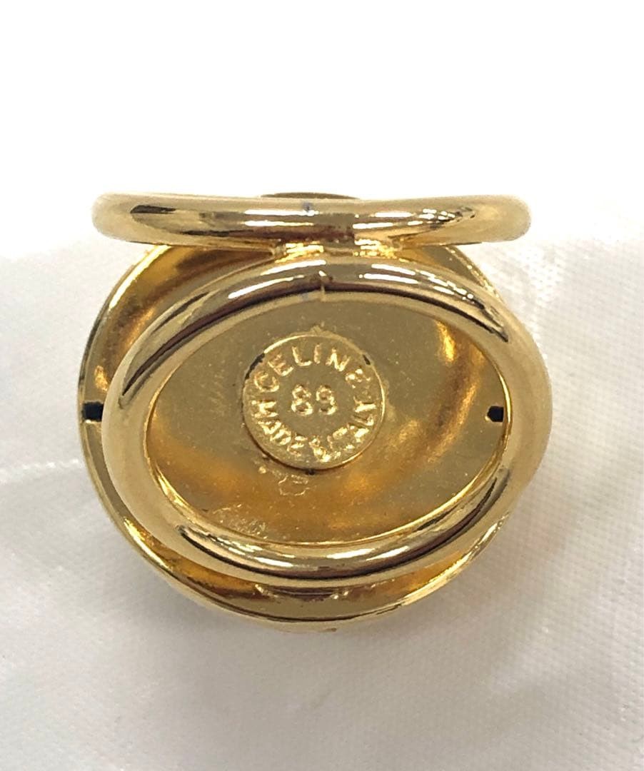 CELINE M12 011 Gold Scarf Ring from Japan | eBay