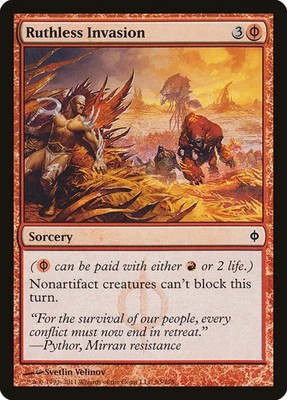 [4x] Ruthless Invasion NPH LP MTG