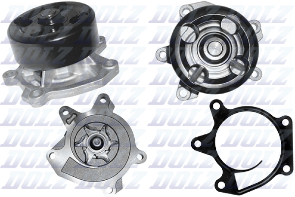 Wasserpumpe MotorküHlung Dolz N159 FüR Renault Kangoo FW0 2 KW0 Megane 4 B9A K9A-image