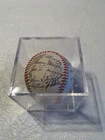 Replica Signed Baseball Joe Di’Maggio NY Yankees Autographs 1941 In Display Case