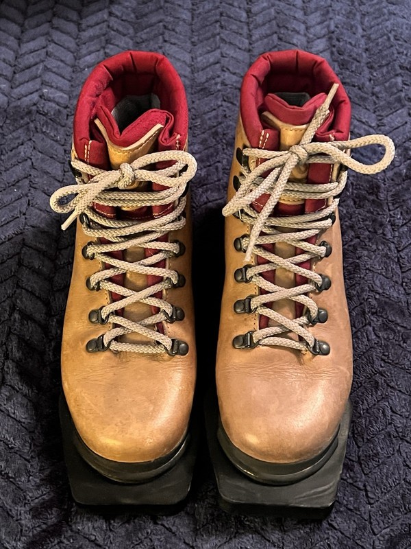 ASOLO GLISSADE 350 Vtg Touring Cross-Country Ski Boots Men's Size 5 (~6.5 Women)