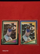 2 enrique bradfield jr cards. 1 is a black 7/10 donruss clearly. See pics