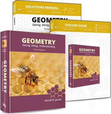 Jacobs Geometry 3rd ed Complete Set MasterBooks Solutions Guide Textbook