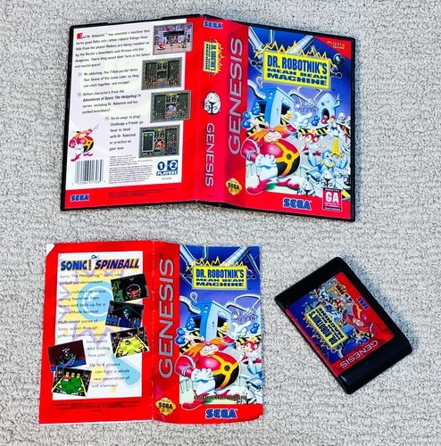 Dr Robotnik's Mean Bean Machine (Sega Genesis) Game CIB Complete w/ Box & Manual