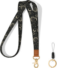 Neck Lanyard Key Chain, Long Lanyard Strap Keychain Holder for Women Men Car Key