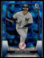 Anthony Rizzo 2023 Bowman Chrome Sapphire Edition #66 New York Yankees