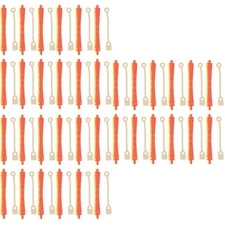 3 Pack Perm Stick Rollers Hair for Short Curlers with Rubber Bands
