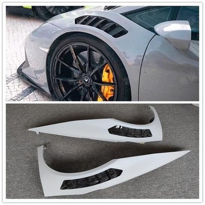 FRP Forge Carbon Fiber Front Bumper Fender For Lamborghini Huracan LP580 LP610