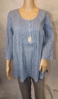 Ulla Popken ~ 42+ 42/44 ~ Bluse / Tunika / Schlupfbluse ~ Blau