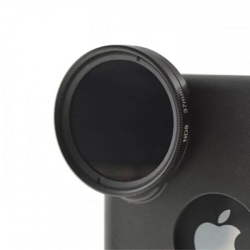 ND Filter 37mm Set Neutral Density Filter Gray Filter with Case for iPhone XS Max