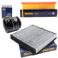 Inspektionspaket Filterset SCT FüR Ford C-Max Focus II 1.8 2.0 122 PS 125 145 PS