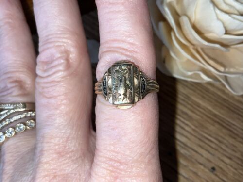Anello Vintage Classe 10K 1951 Non Rottami - Foto 6 di 6