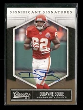 Dwayne Bowe Auto #d 14/15 2010 Panini Classics - Significant Signatures #48