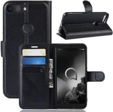 CUSTODIA per ALCATEL 1S (2019) 5024F 5024D Cover LIBRO STAND MAGNETICA + VETRO