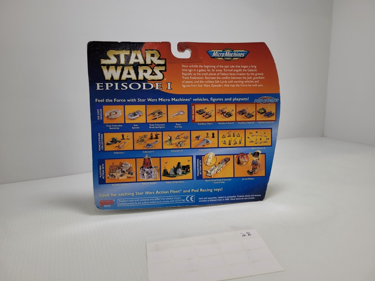 STAR WARS MICRO MACHINES EPISODE 1 COLLECTION IV DARTH