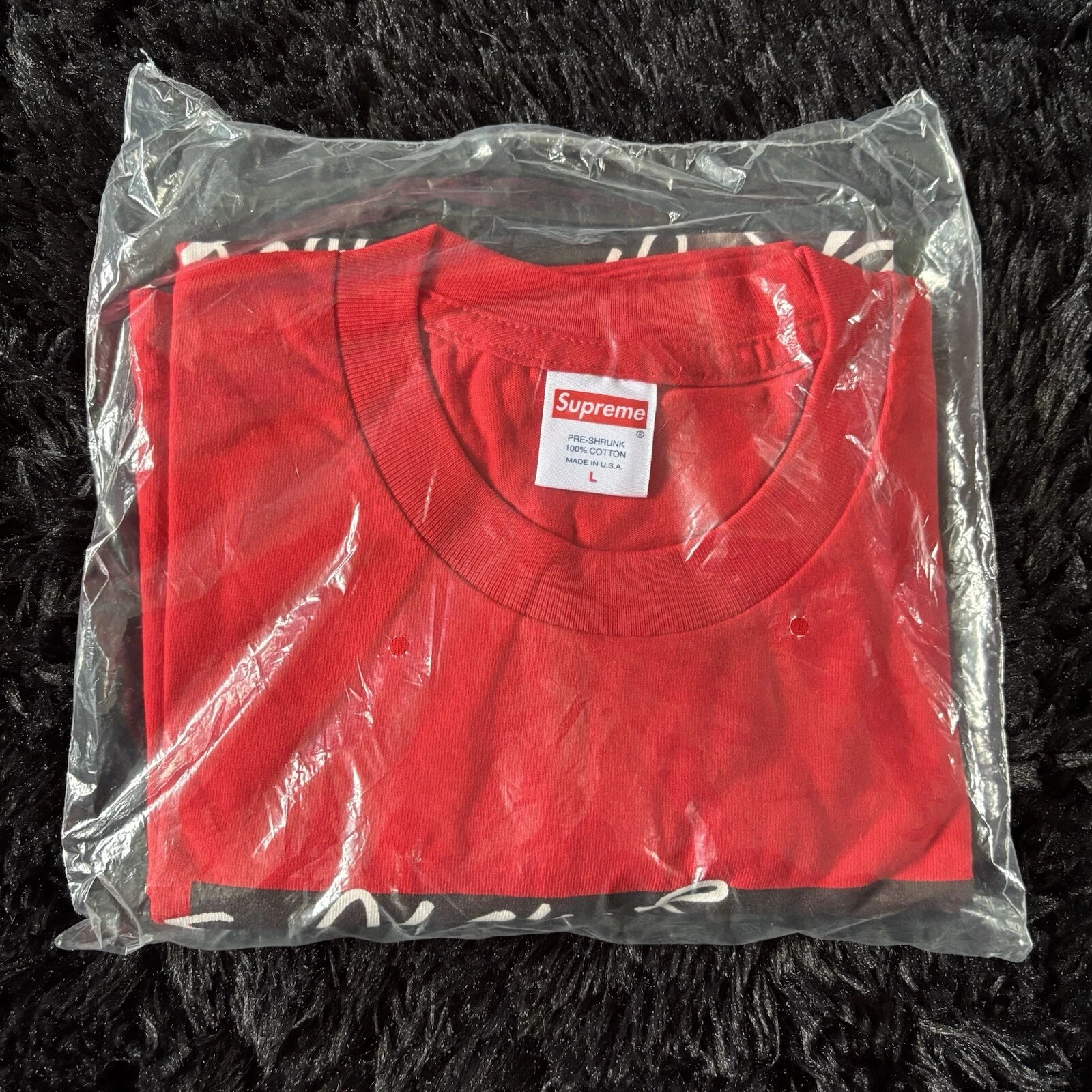 T shirt homme Supreme Mary J. Blige grand rouge neuf scellé
