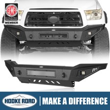 Texture Full Width Front Bumper W Skid Plate Led Lights Fit Tundra 2007-2013