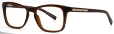 ARMANI EXCHANGE AX3012 8083 Brown Womens Semi Cat Eye Eyeglasses 52-16-140 B:38