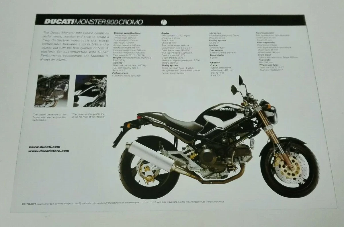 1999 ducati monster 900 online