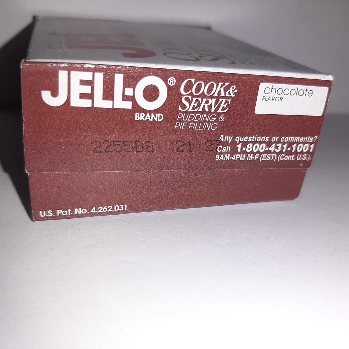 Jell-O Pudding Chocolate Cook 'n Serve Sealed Box Vintage 90s | eBay