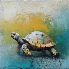 Tile Decals 10x10 CM for Kitchen And Bath - Tile Film Turtles Pattern