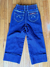 vintage 80's kids JORDACHE JEANS size 3 COTTON disco NEW WAVE style preppy