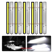 10 x Marine Grade Large Super Bright 12 volt Cool White LED Courtesy Lights