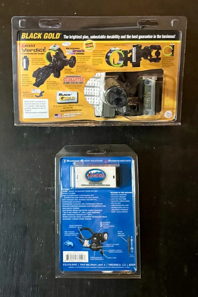 Veredicto de subida de ouro preto Picatinny 3 pinos 0,019 Hamskea Everest C.O.R. Combo novo - Imagem 2 de 2