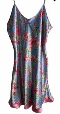 Victoria  s Secret Baby Doll L Mini Slip Dress Nightie Floral Cottagcore Y2k Boho