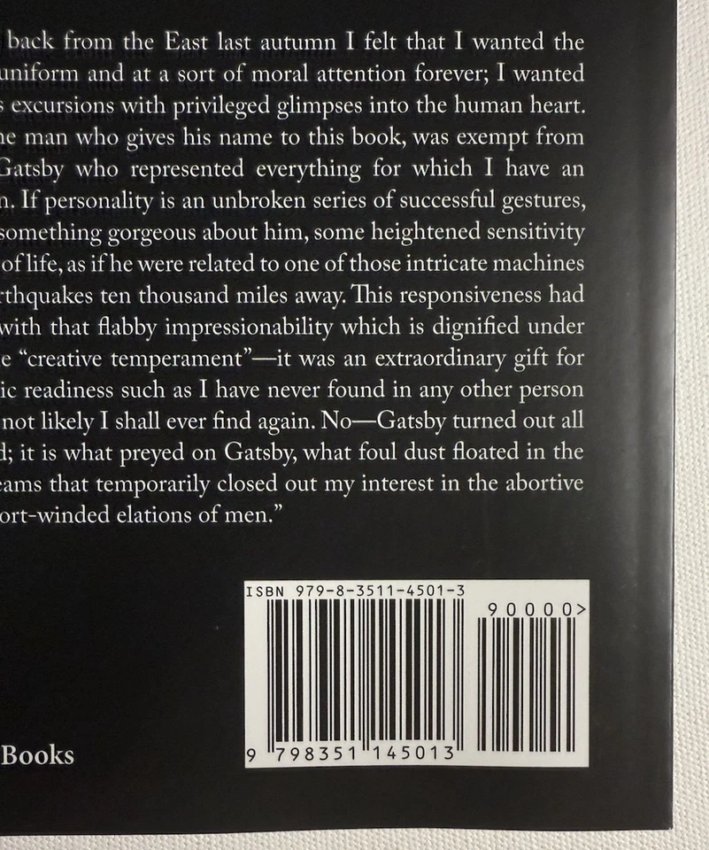 Великий Гэтсби 1925 издание Ф. Скотт Фицджеральд классический роман - Изображение 3 из 3