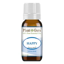 Happy Essential Oil Blend 10 ml 100% Pure For Anxiety, Stress Away and Diffuser
