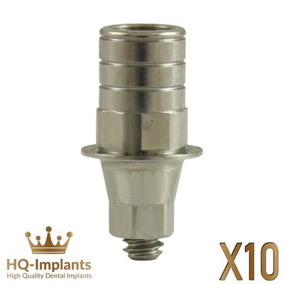 X10 Anti Rotational Ti-Base Hexagonal Conical Connection RP CAD/CAM Abut ment 
