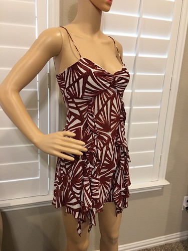 “DIANE VON FURSTENBERG” MONTESPAN PRINT SILK RUFFLE MINI SUNDRESS – SZ 8 - Picture 2 of 12