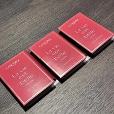 3 x Lancome La Vie Est Belle L'Elixir L'Eau De Parfum Spray Sample 1.2ml ea.