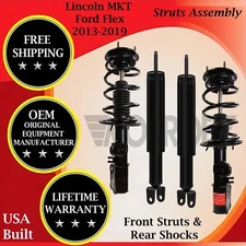 Monroe Genuine OEM Front Strut & Rear Shock For 2013-2019 Lincoln MKT/Ford Flex