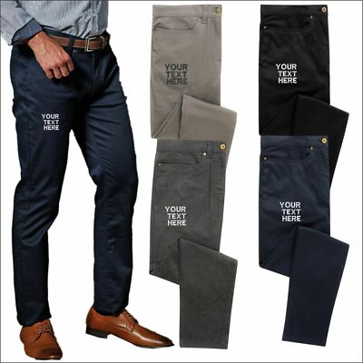Personalisierte Premier Performance Chino Jeans individuell bestickt Arbeitskleidung Hose
