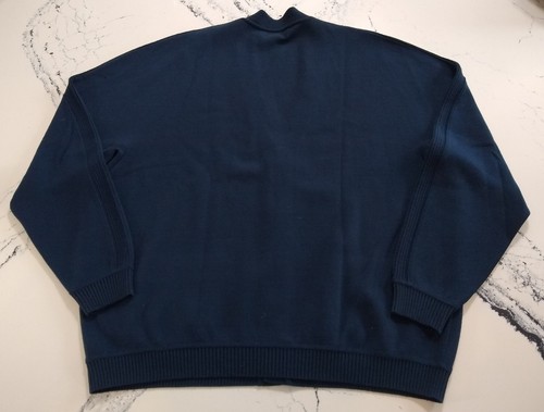 Vtg St. Croix Beige Knit Vintage Cardigan 100% Wool Sweater Men's XL Grandpa - Picture 2 of 11