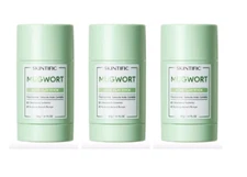 3 X 40mg Mugwort Clay Stick Mask SKINTIFIC For Acne Travel Friendly Claymask