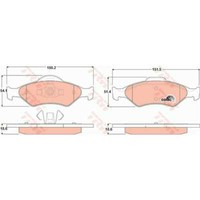 TRW BremsbeläGe GDB1418 BremsklöTze FüR Ford KA Rb_